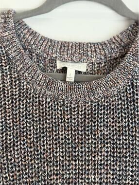 Ella Moss Sleeveless Knit Tunic Sweater Top Large